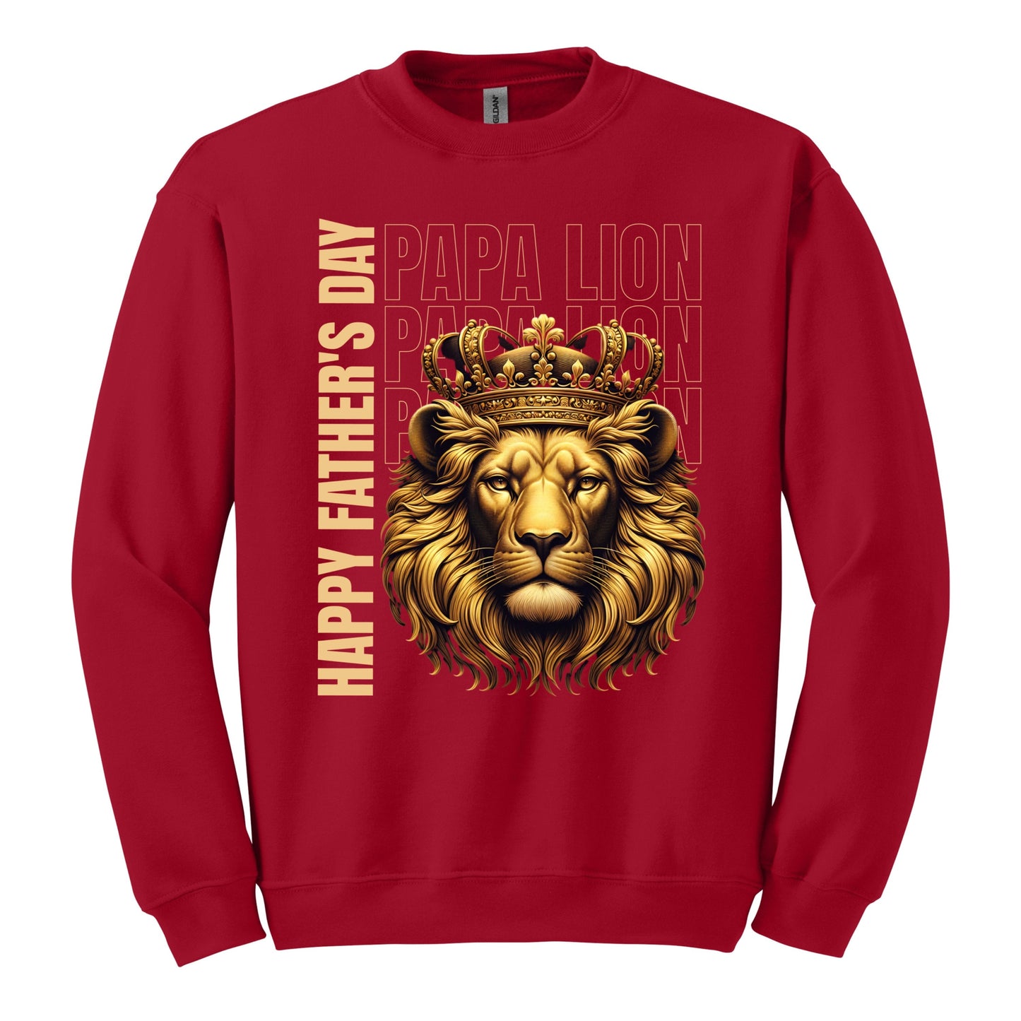 Happy Father's Day Papa Lion Graphic Sweatshirt Product