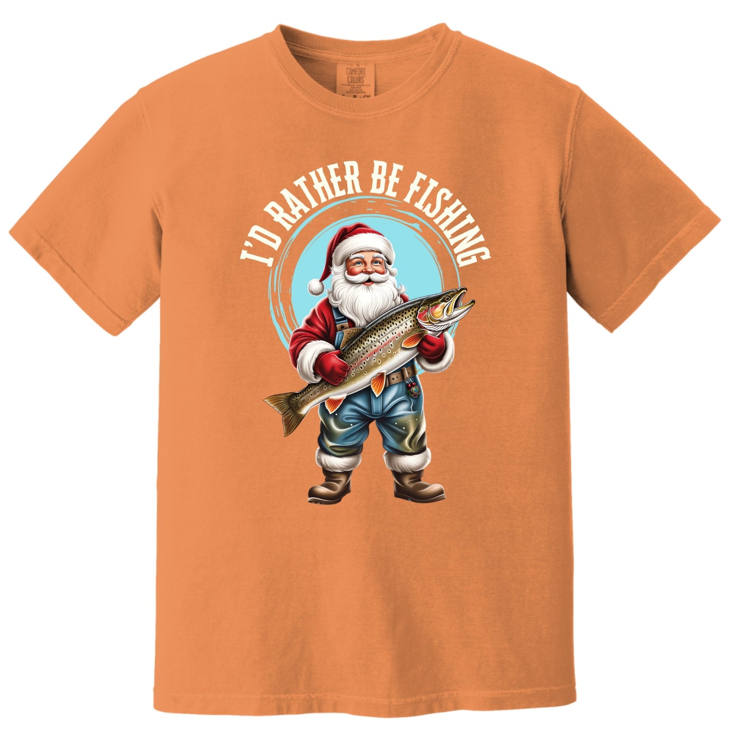 Santa Fishing T-Shirt