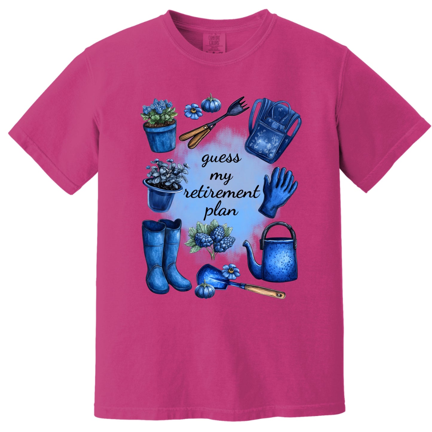 Guess My Retirement Plan Garden Themed Shirt product type