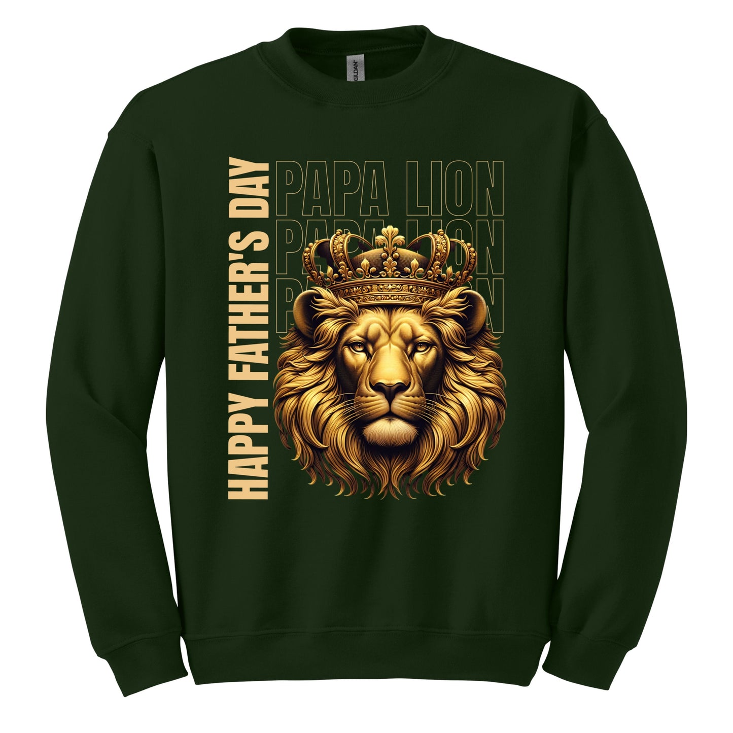 Happy Father's Day Papa Lion Graphic Sweatshirt product type