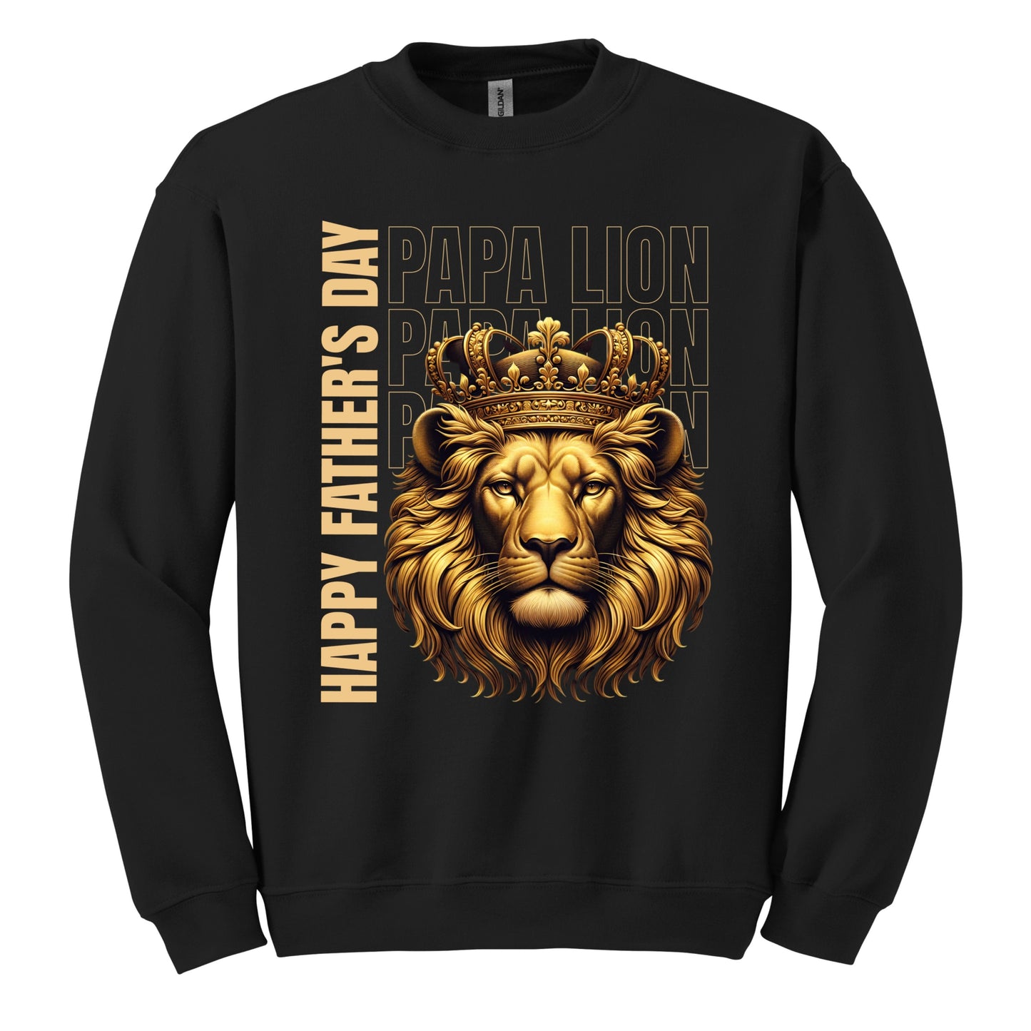 Happy Father's Day Papa Lion Graphic Sweatshirt product type