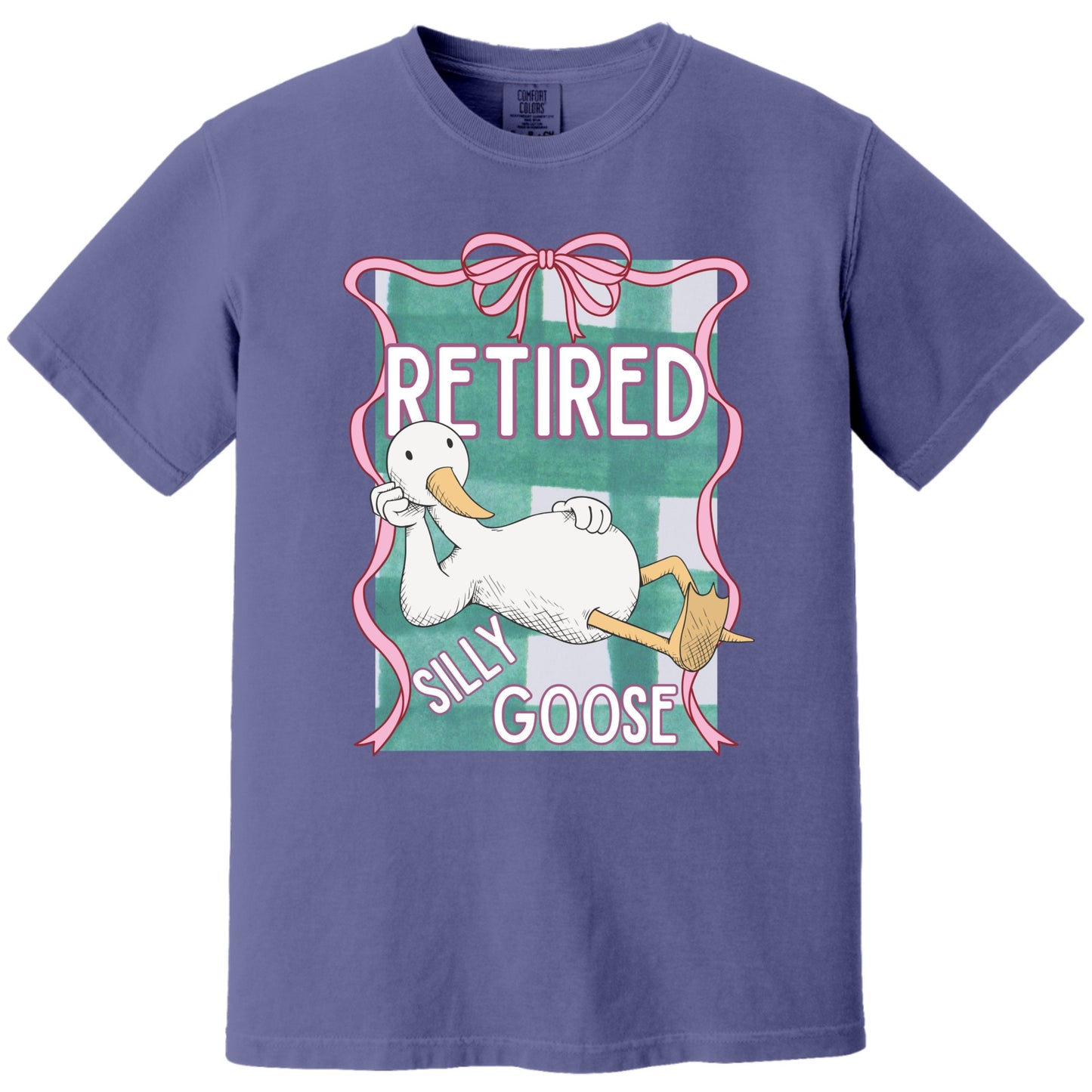 Retired Silly Goose Funny Graphic Print Shirt product type