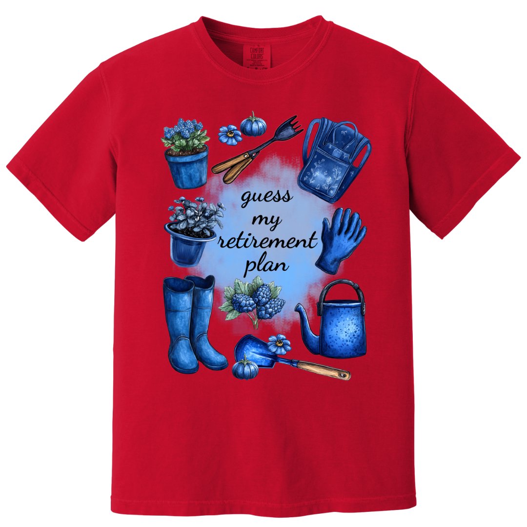 Guess My Retirement Plan Gardening T-Shirt product type