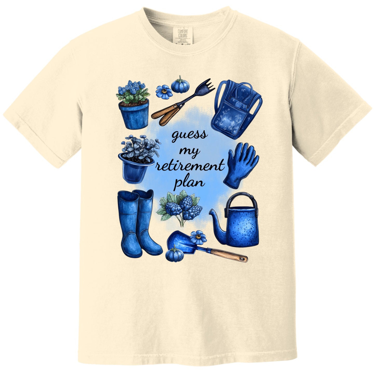 guess my retirement plan gardening t-shirt product type