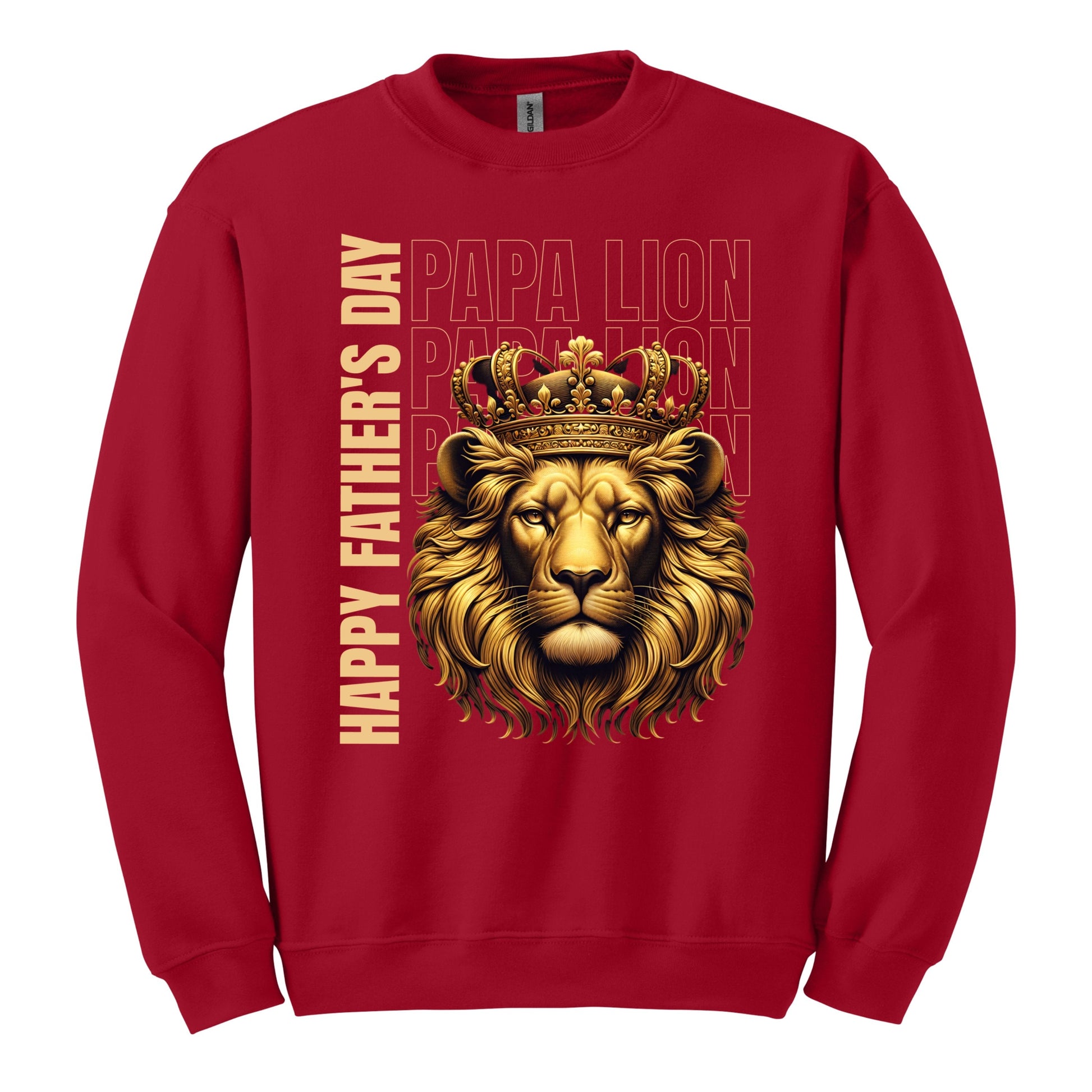 Happy Father's Day Papa Lion Graphic Sweatshirt Product