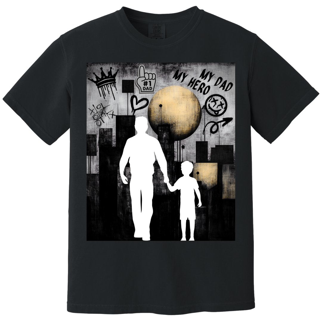My Dad My Hero Father and Child Graphic T-shirt product