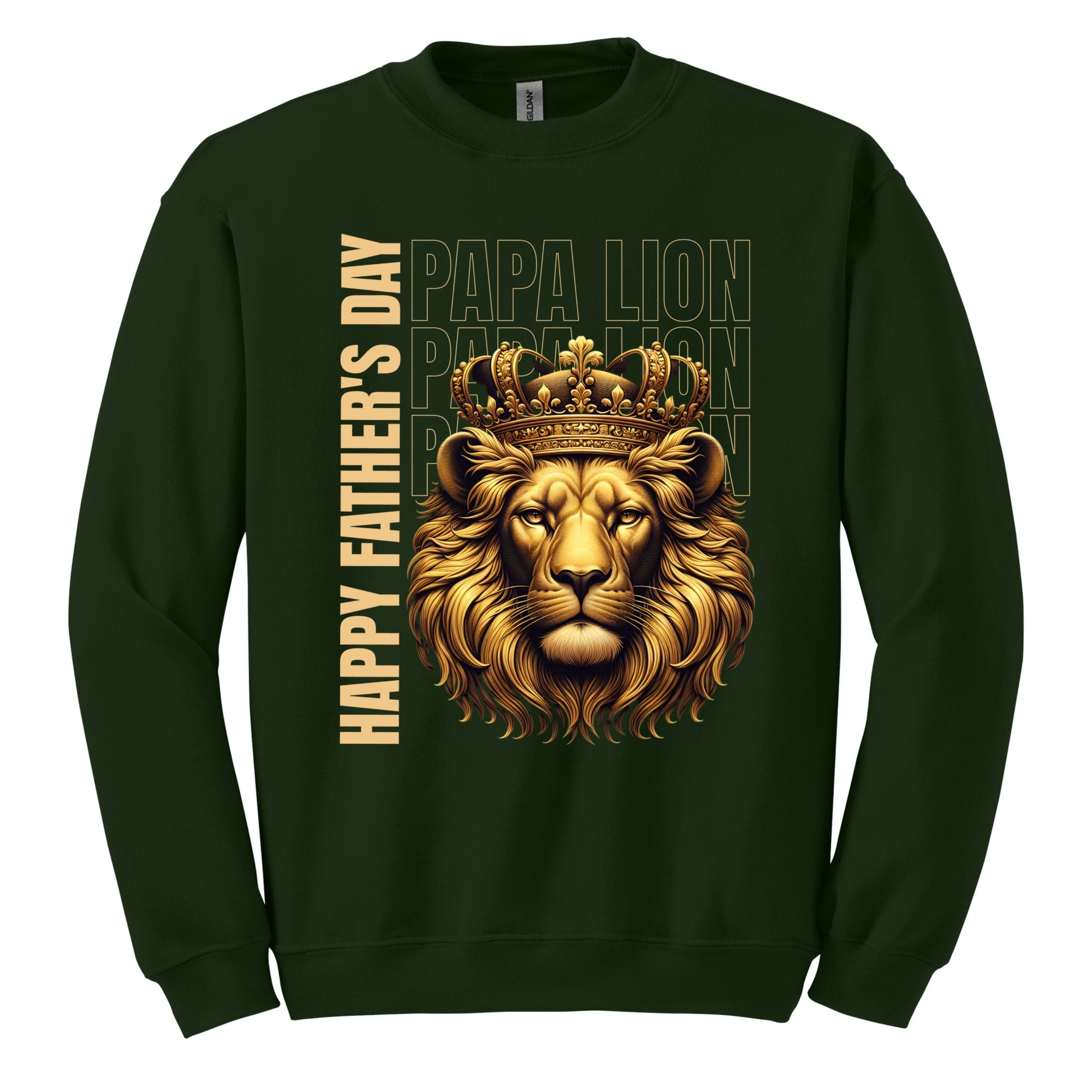 Happy Father's Day Papa Lion Graphic Sweatshirt product type