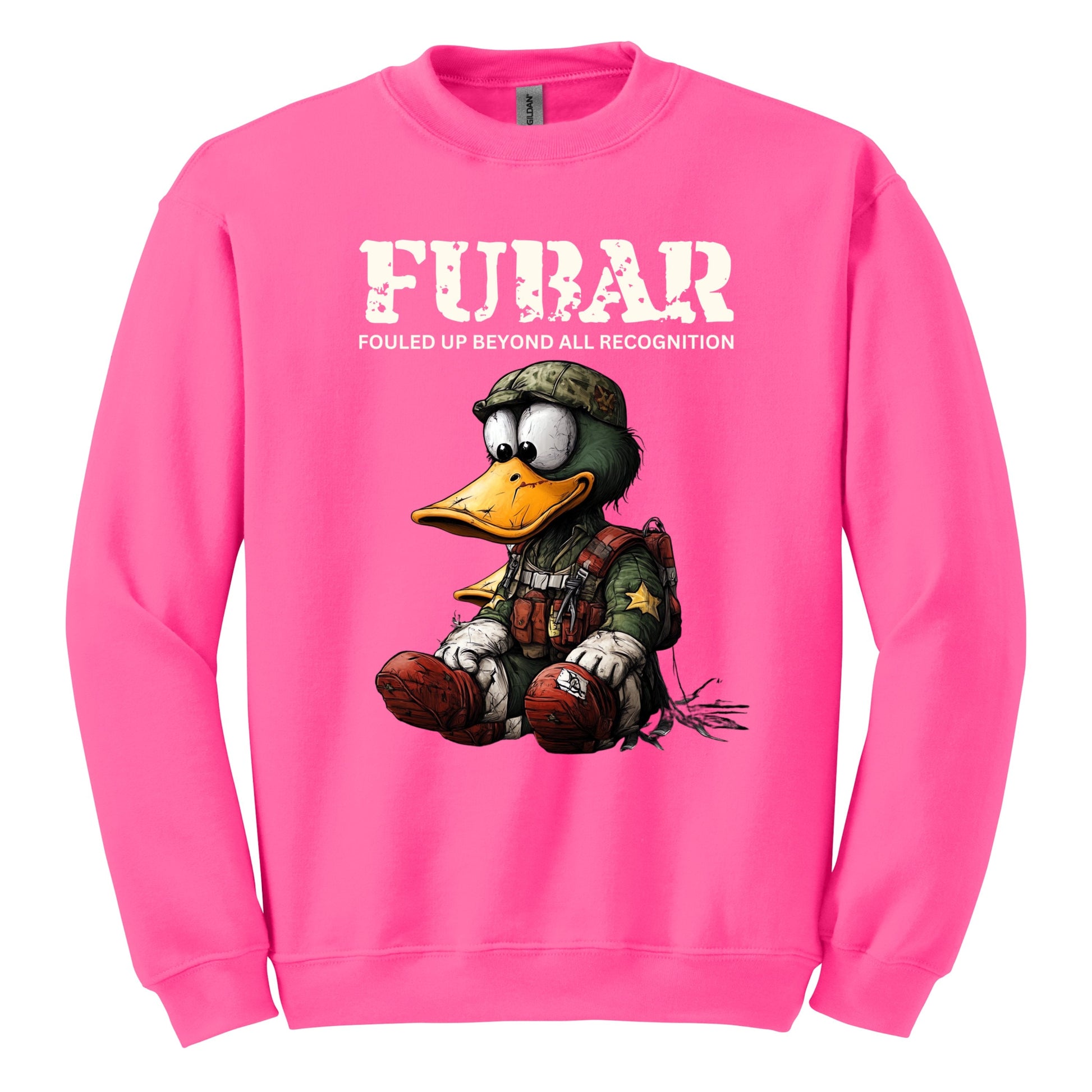FUBAR Cartoon Duck Character Graphic Sweatshirt product