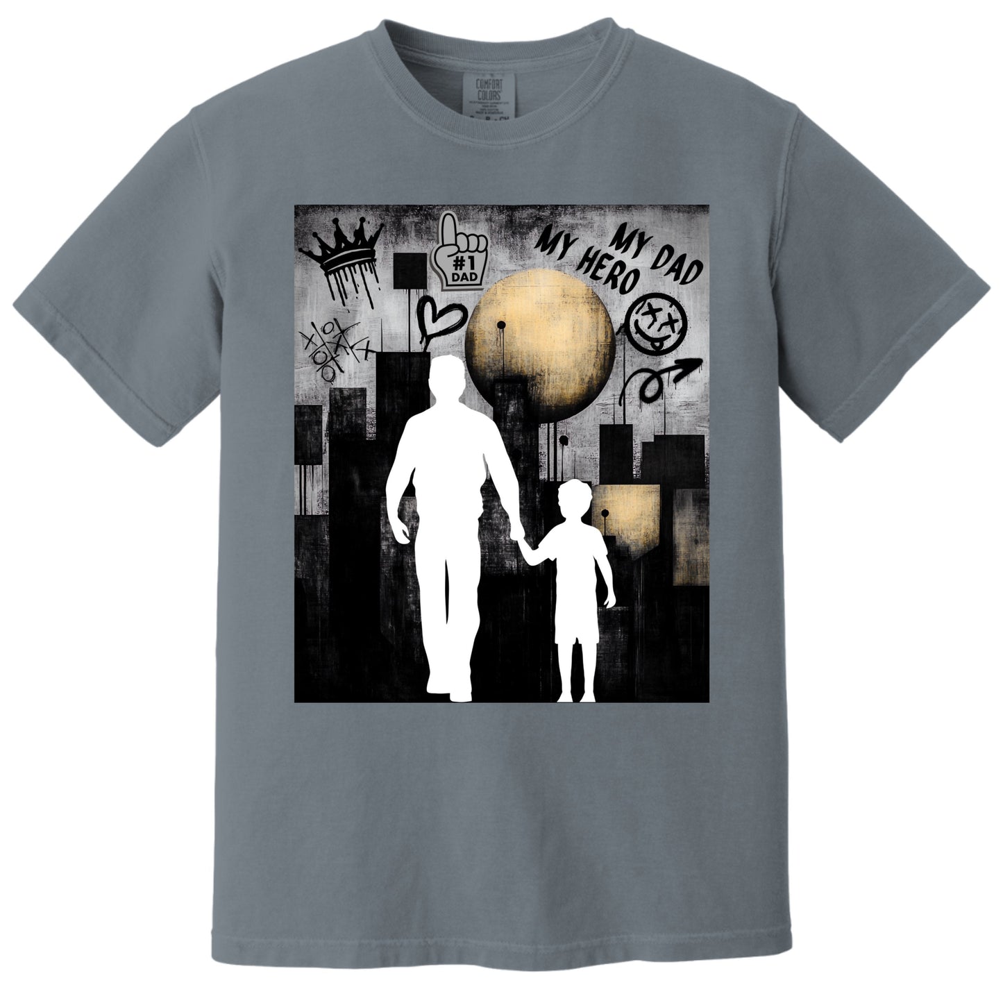 My Dad My Hero Artwork Print T-shirt product type