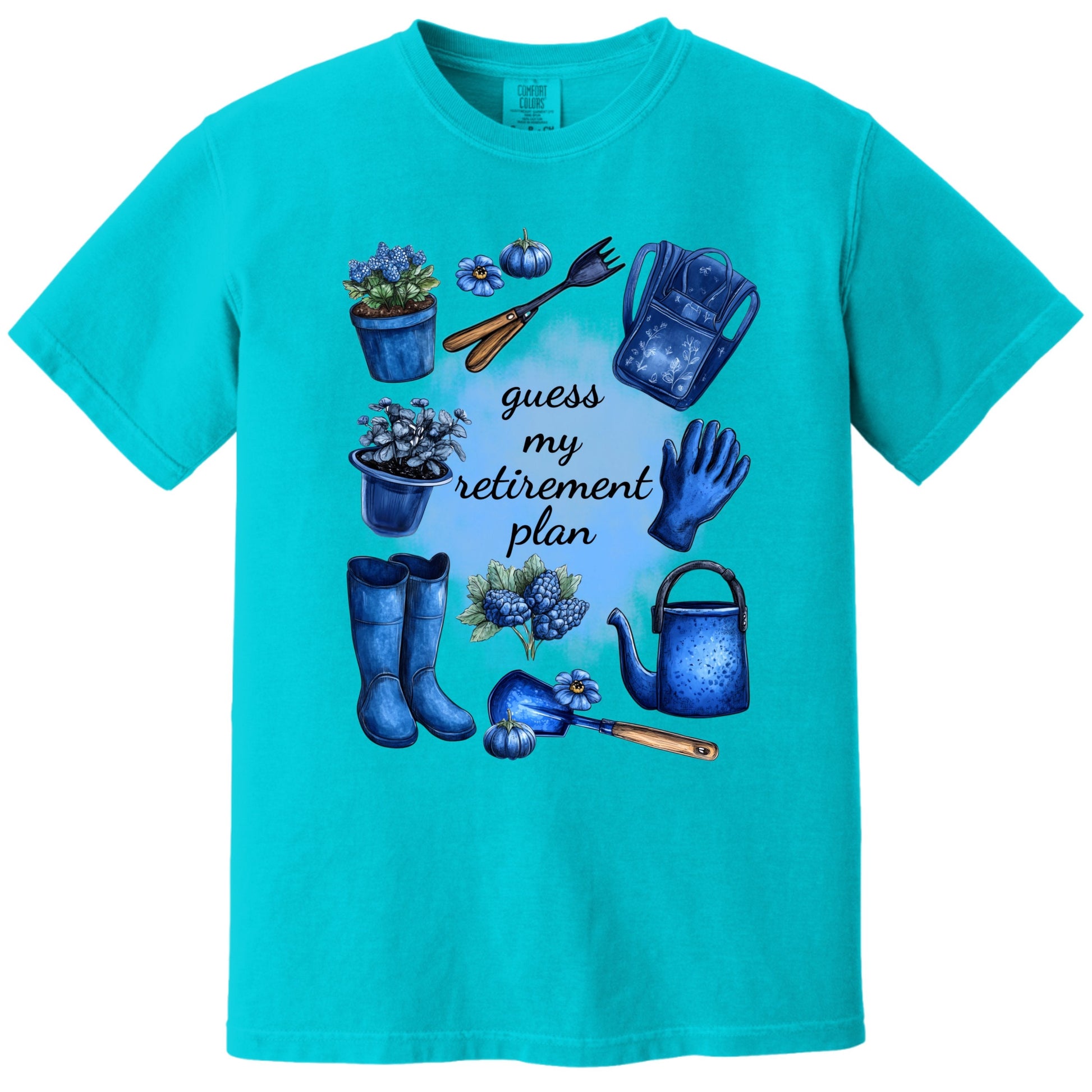Guess My Retirement Plan Gardening Themed T-shirt product type