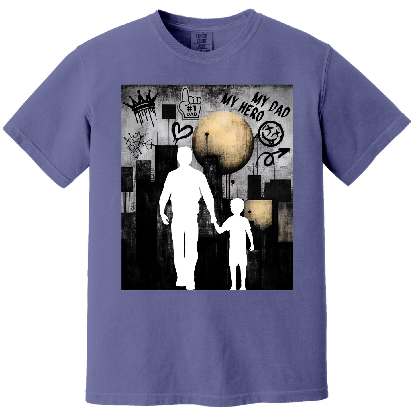 My Dad My Hero Graffiti Art Men's T-Shirt product type