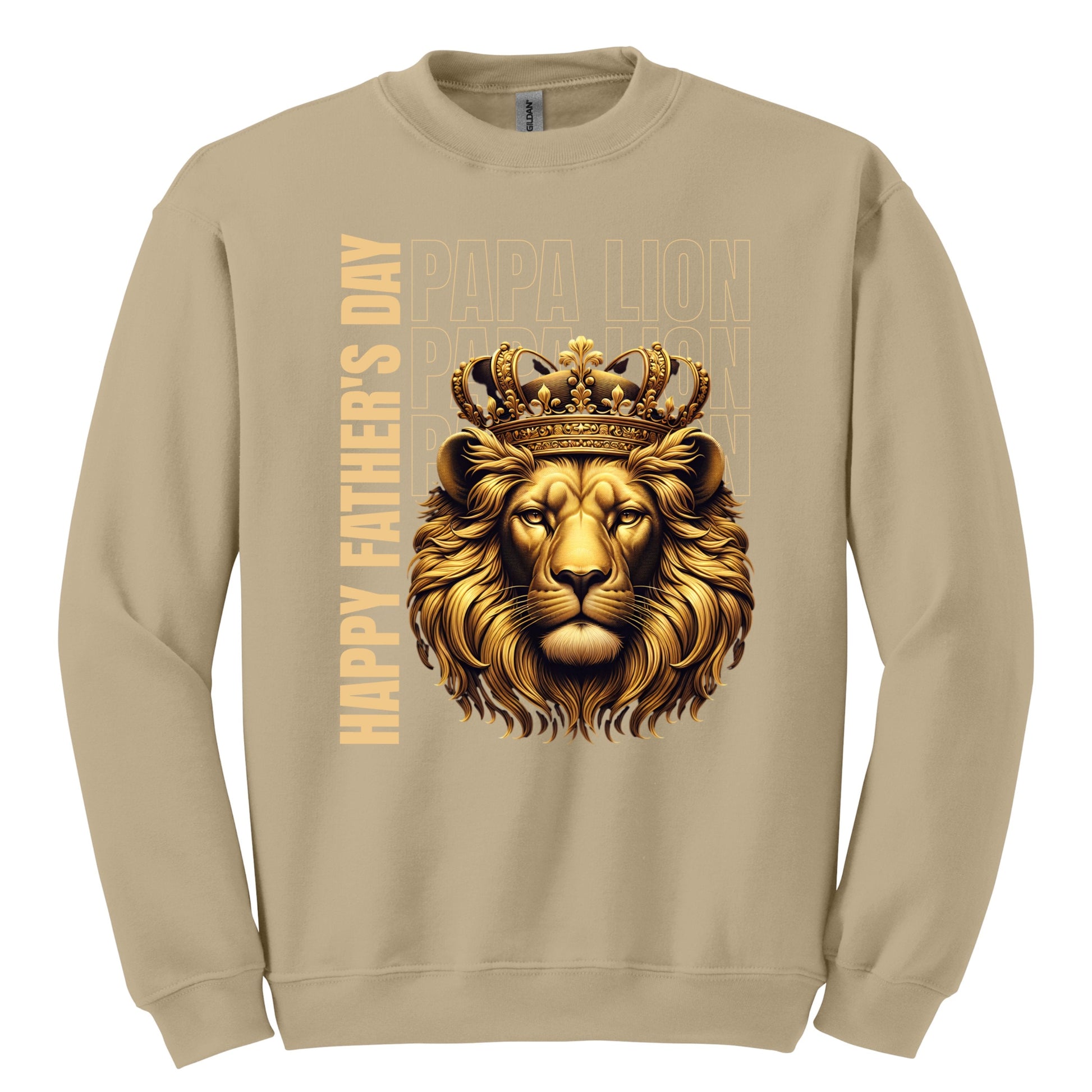 Happy Father's Day Papa Lion Crown Graphic product type